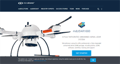 Desktop Screenshot of microdrones.com